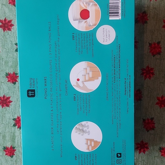 NWT Pong Wars Beer vs Prosecco - Picture 3 of 5